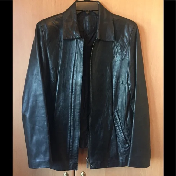 Vintage Maine New England Leather Jacket size 14 - Picture 1 of 7